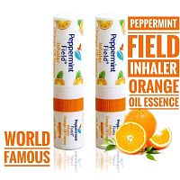 Назальный тайский ингалятор с маслом Апельсина Peppermint Pield Orange Oil Essence, 2 мл. Таиланд