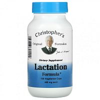 Christopher's Original Formulas, средство для лактации, 415 мг, 100 растительных капсул